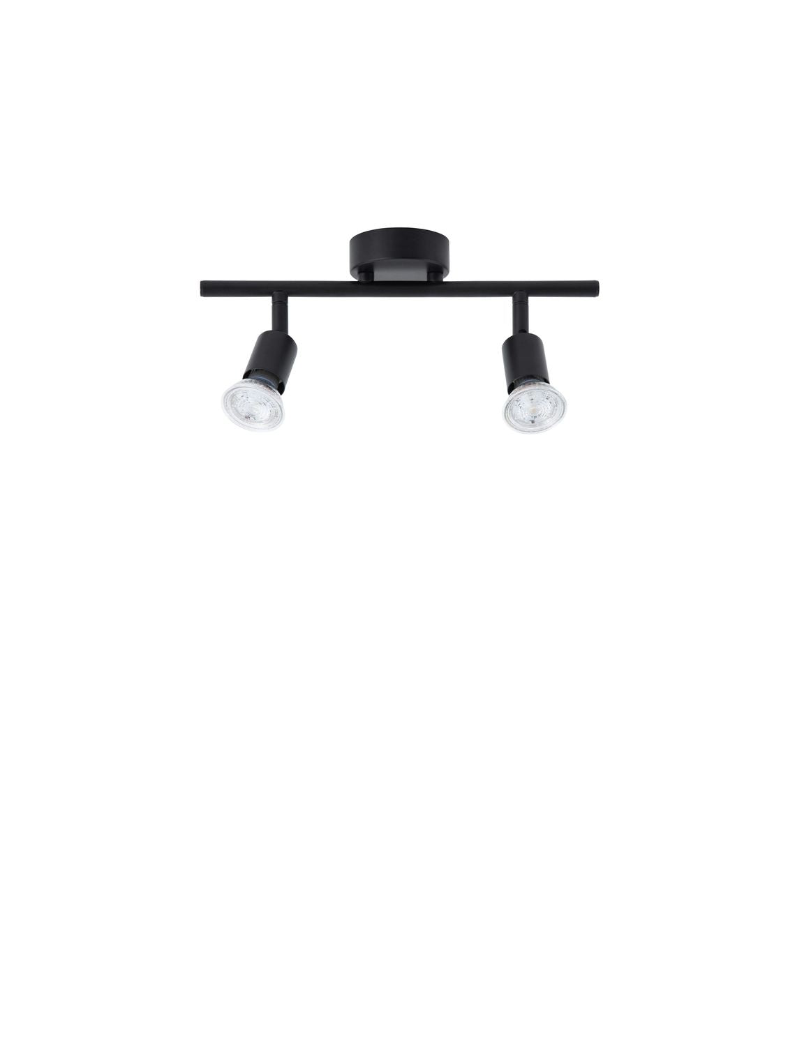Plafonnier LUP 2 lumières noir