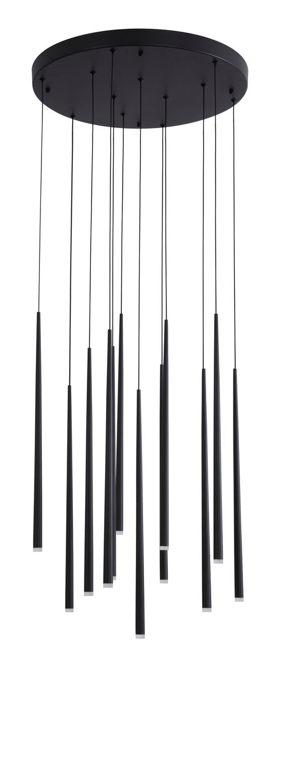 Suspension Giono noire, H 230 cm (9601012)
