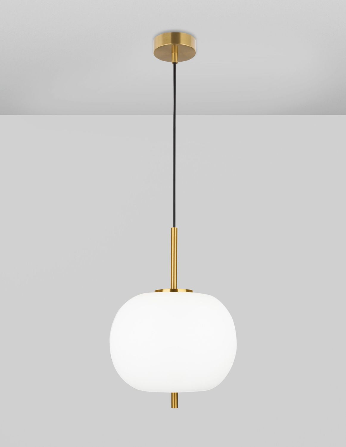 Suspension Lato dorée, verre (9624061)