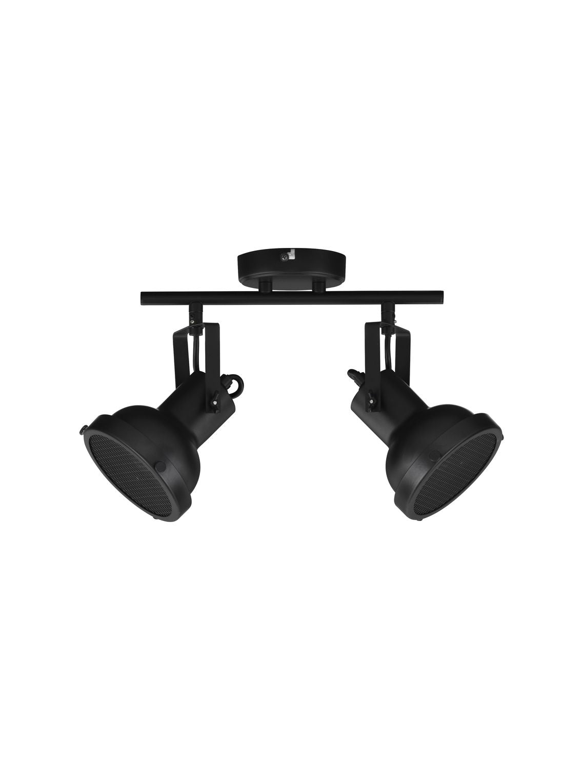 Plafonnier Ruvi 2 lumières noir