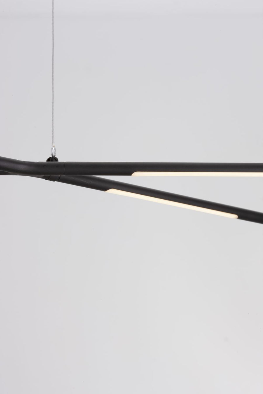 Suspension Raccio noire, H 200 cm (9695213)