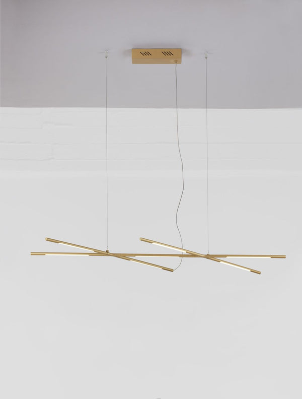 Suspension Raccio laiton, H 200 cm (9695214)