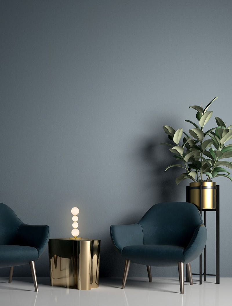 Lampe à poser Perla dorée, verre