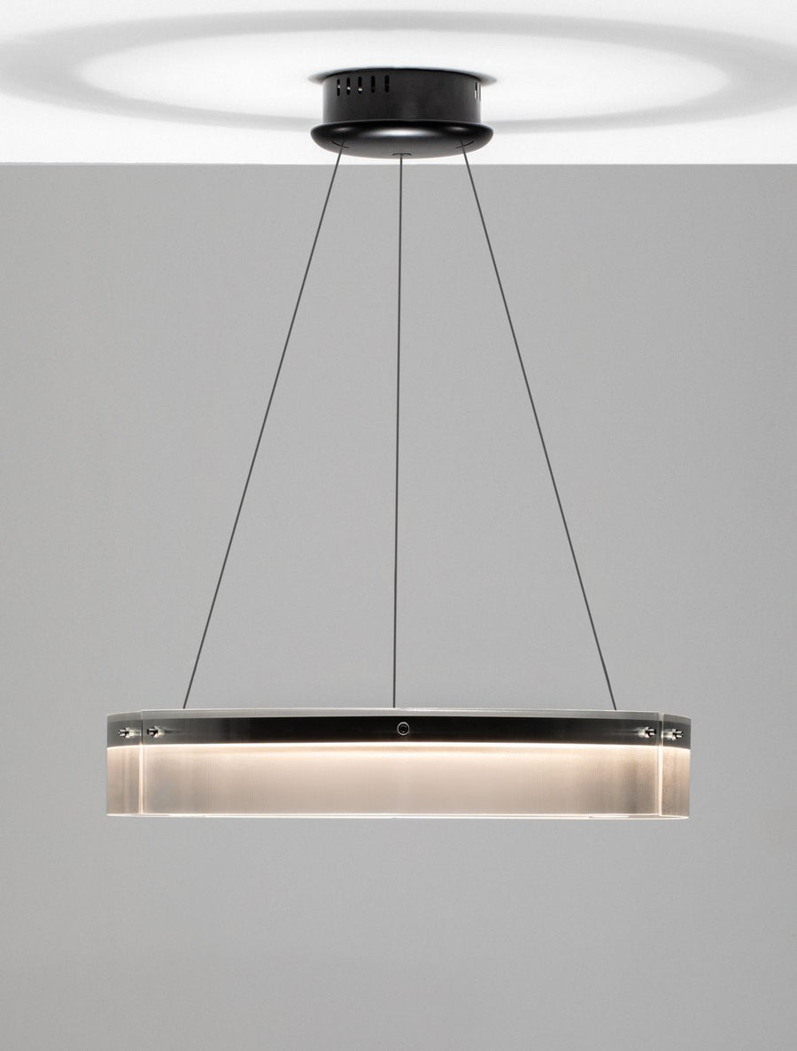 Suspension Pauline noire, verre (9695262)