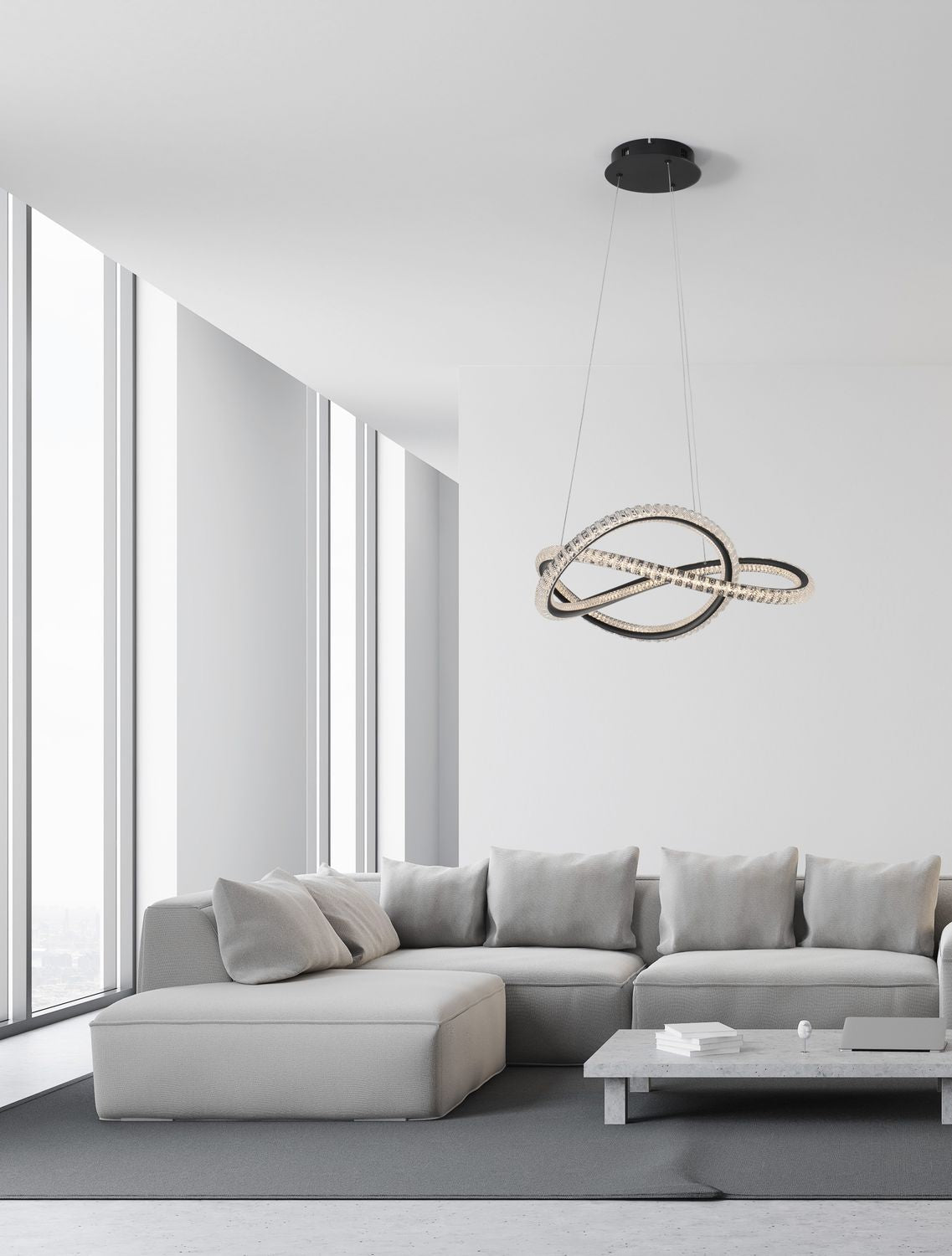 Suspension Ginevra noire (9748160)
