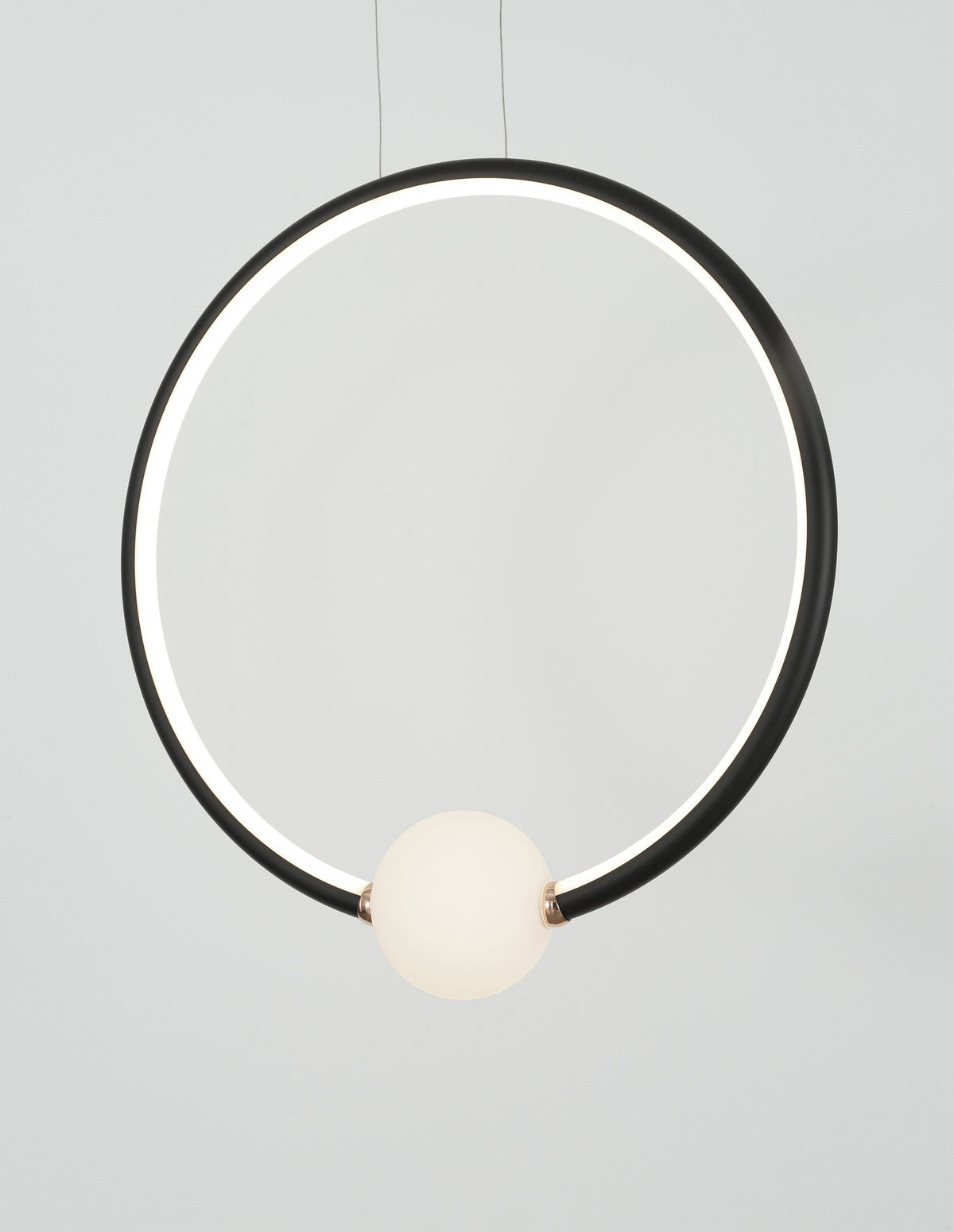 Suspension Celia noire, verre (9820605)