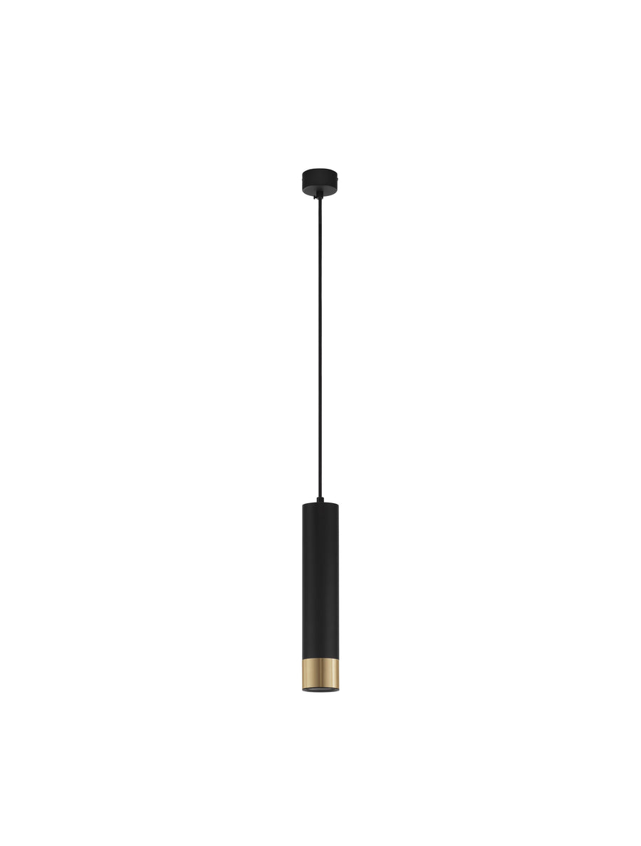 Suspension Picto noire et dorée (9911529)