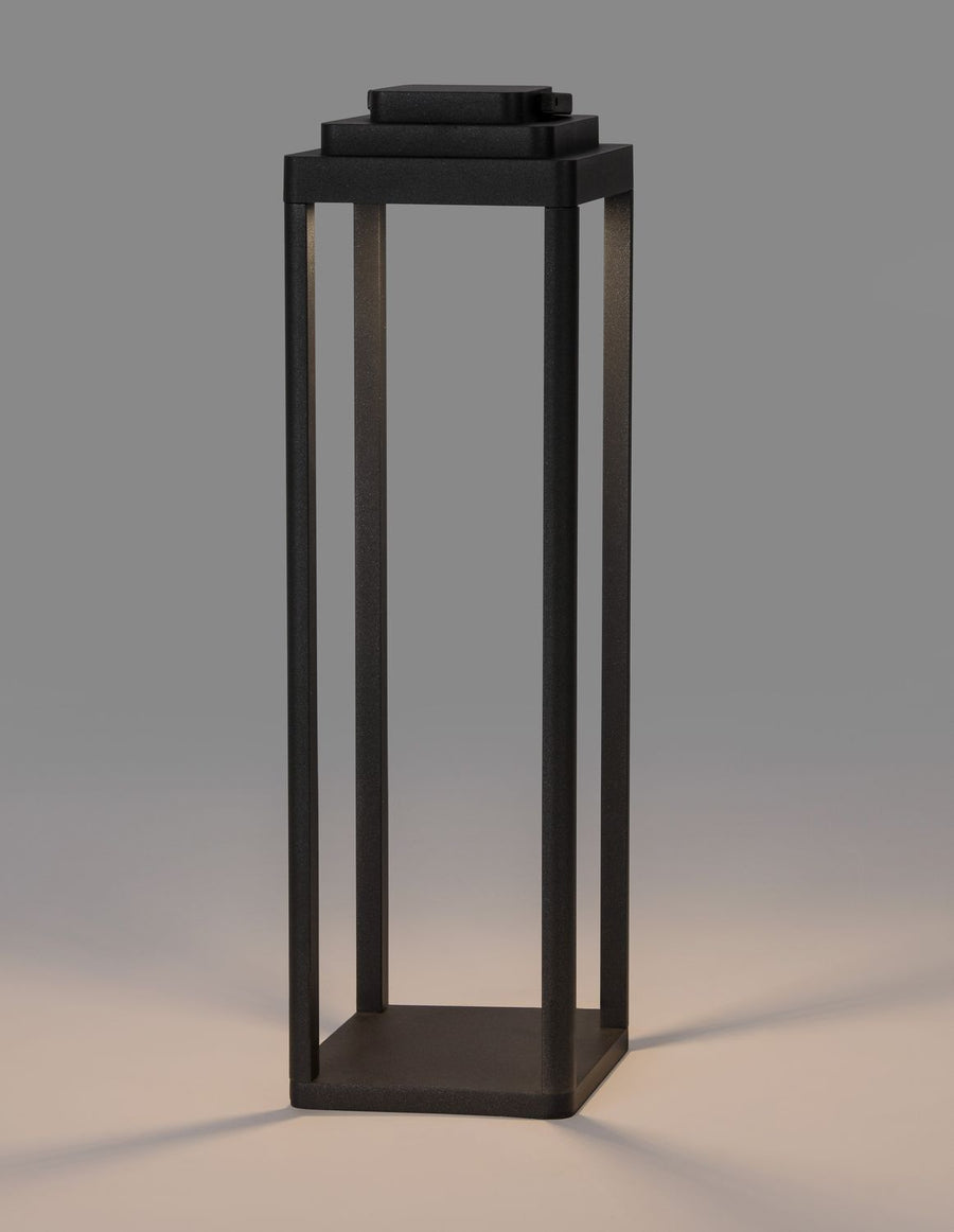 Lampadaire extérieur Figi anthracite, H 50 cm