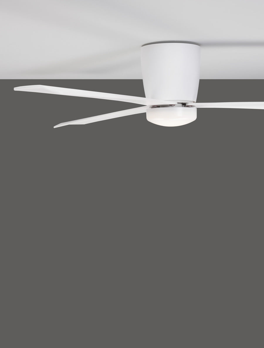 Ventilateur de plafond lumineux Dell blanc
