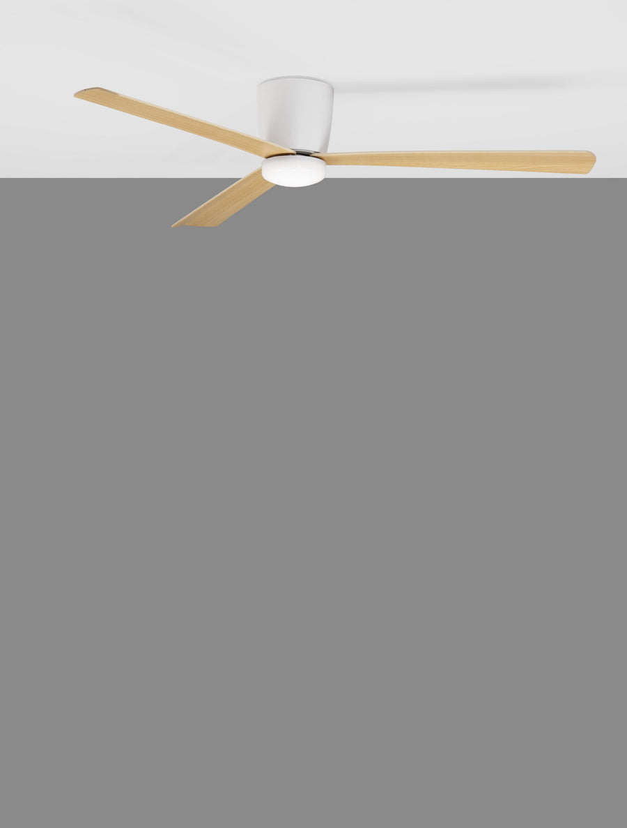 Ventilateur de plafond lumineux Dell bois