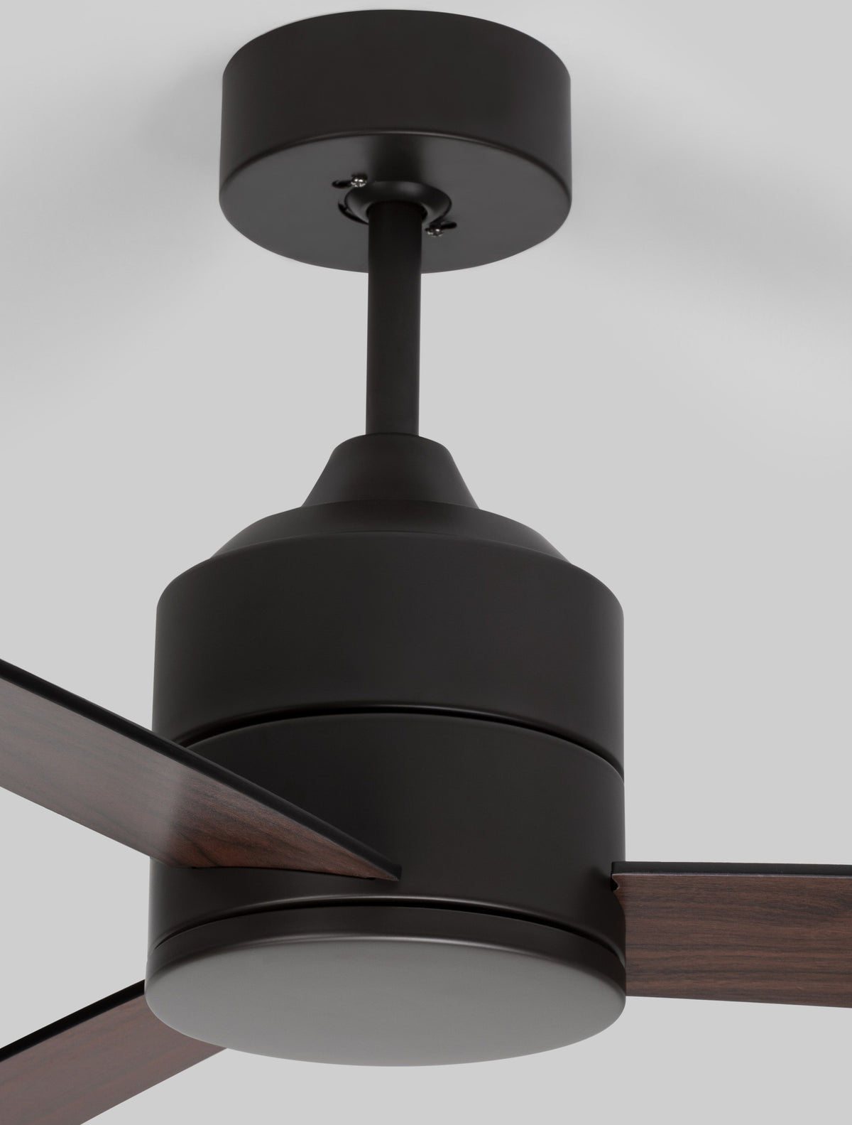 Ventilateur de plafond lumineux Axel noir, bois