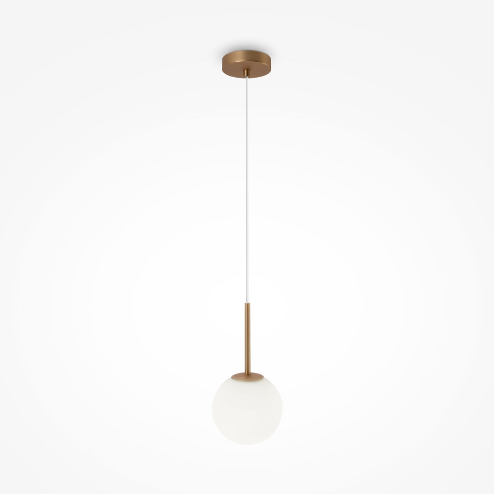Basic form Suspension luminaire doré