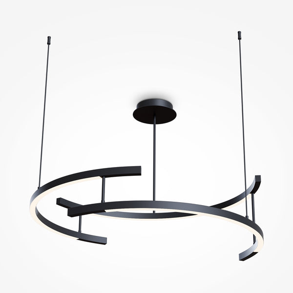 Line Suspension luminaire noir
