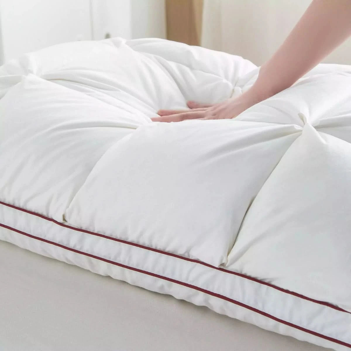 Oreiller en Duvet d'Oie 48x74cm | Serenity - Designix Oreiller Blanc 50x70cm