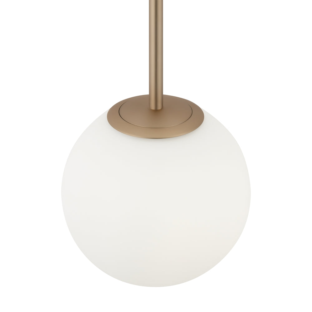 Basic form Suspension luminaire doré