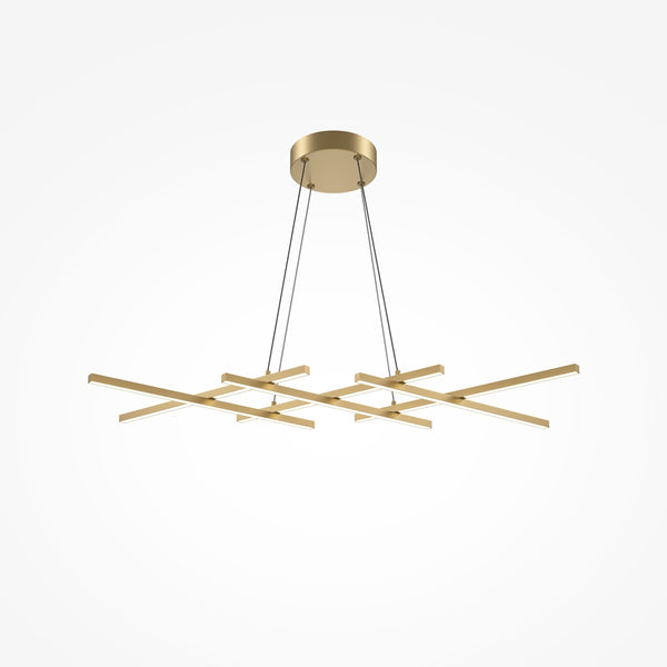 Halo Suspension luminaire doré