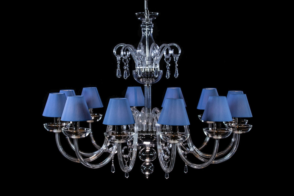Lustre en verre transparent AL057