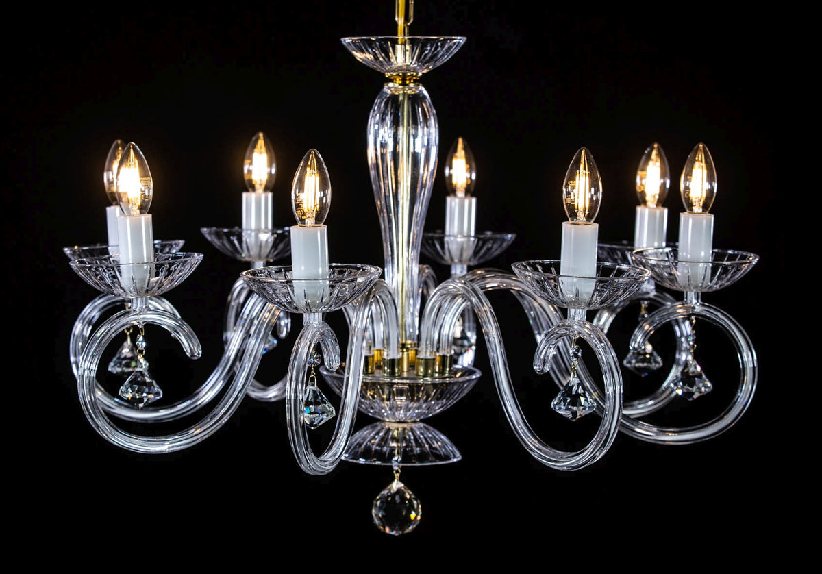 Lustre en verre transparent EL2248023