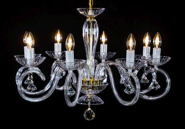 Lustre en verre transparent EL2248023
