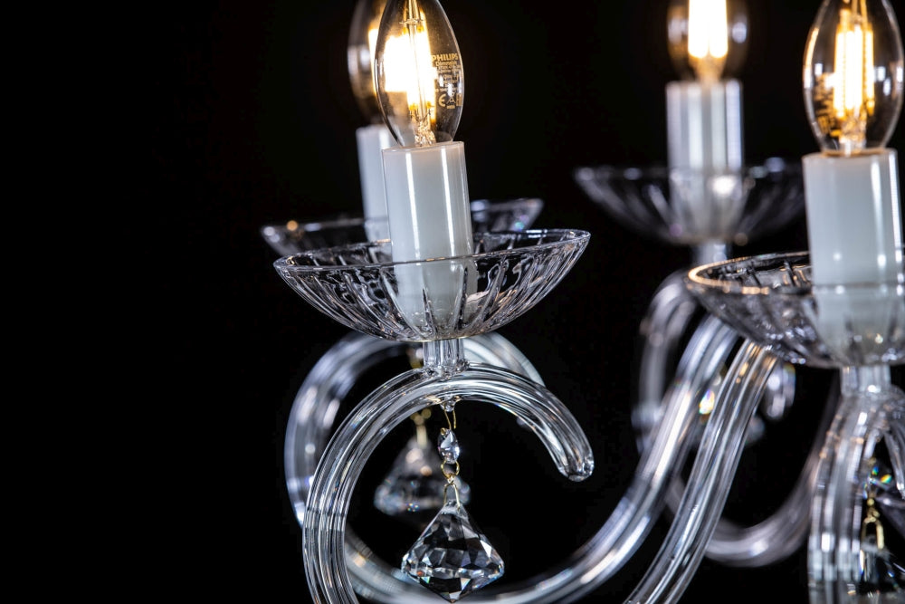 Lustre en verre transparent EL2248023