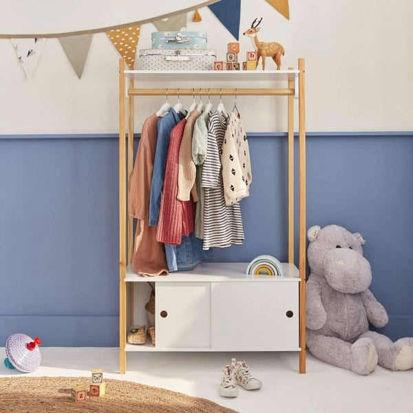 Penderie Enfants Pin Naturel | Yoko