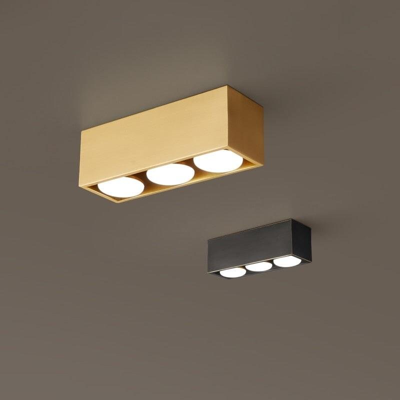 Petit Plafonnier Design | Zephyr Sky - Designix Plafonnier 1 Lumière | Or Blanc Chaud