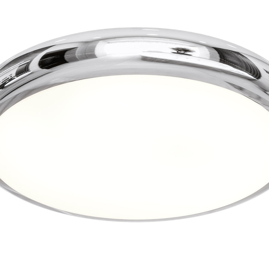 Plafonnier LED Piatto 80 chromé