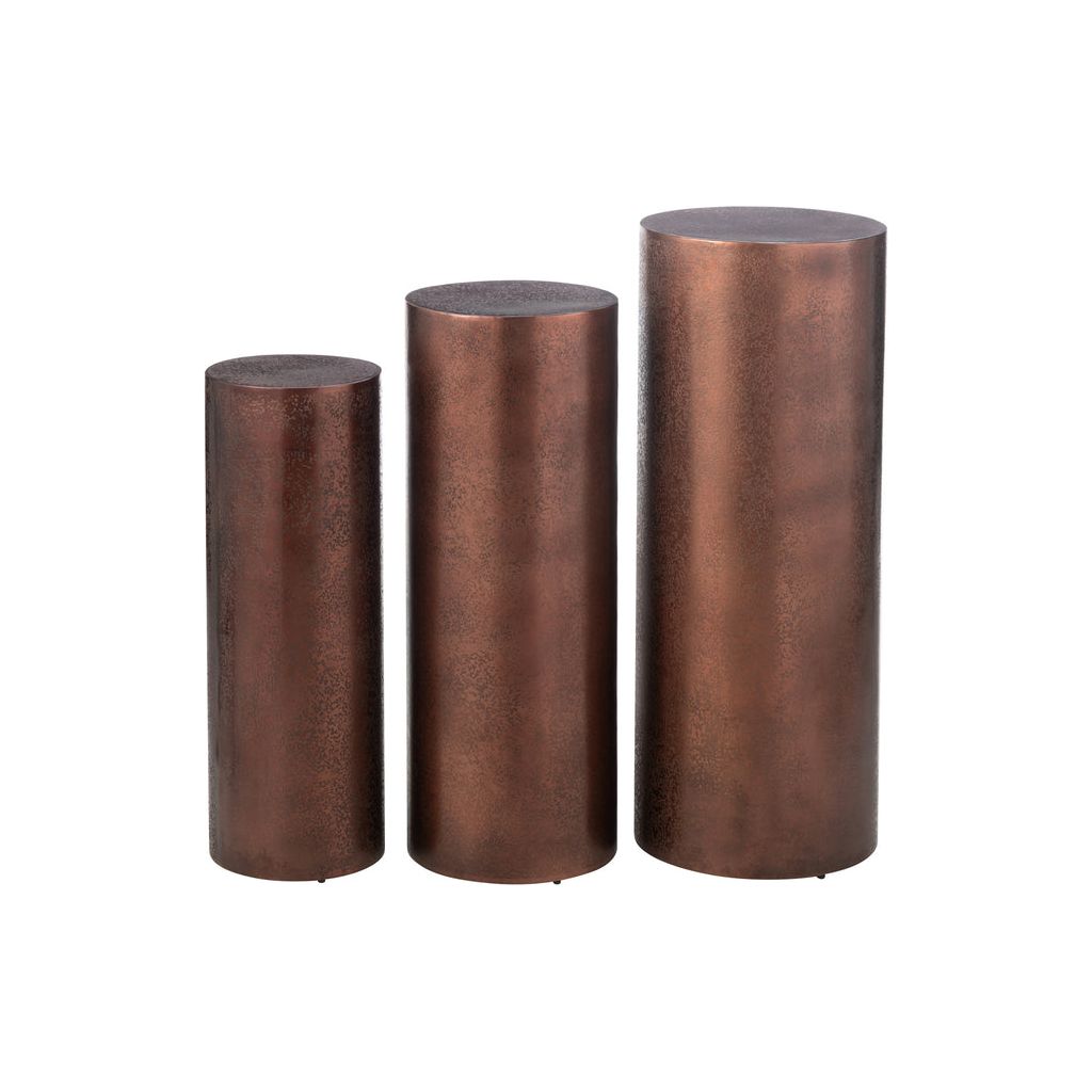 Piliers Ronds Métal Bronze - Designix