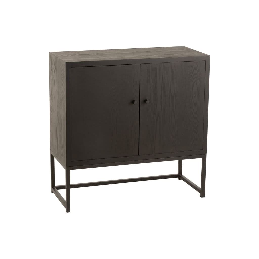 Placard Bois Métal Noir - Designix