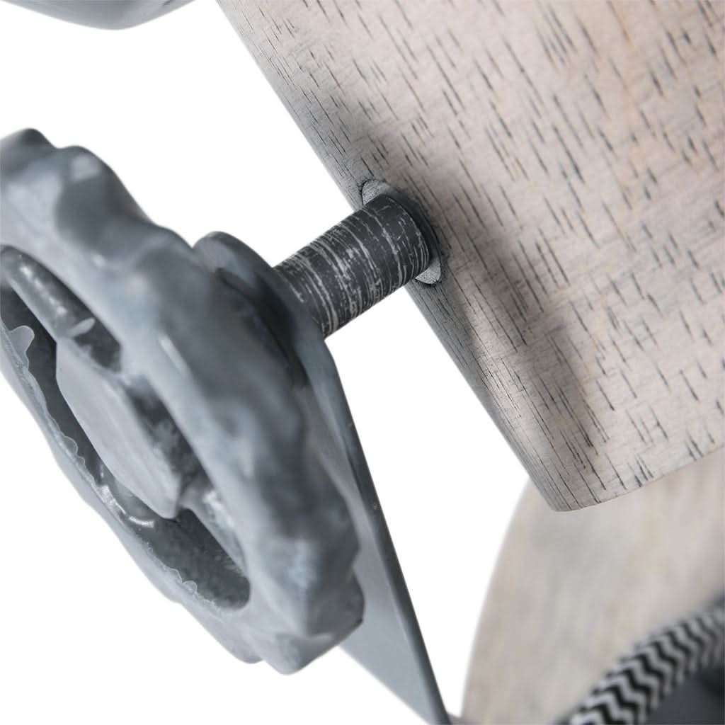 Plafonnier Bois Gris Gearwood | Designix - Plafonnier - https://designix.fr