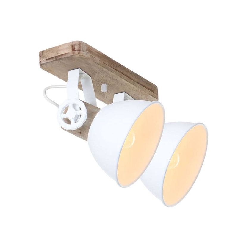 Plafonnier industriel blanc Pivotant