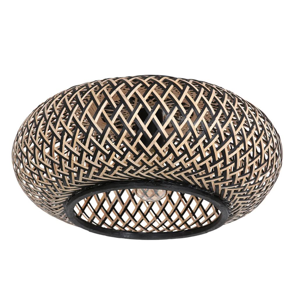 Plafonnier Maze 3129BE Noir-Marron | Designix - - https://designix.fr
