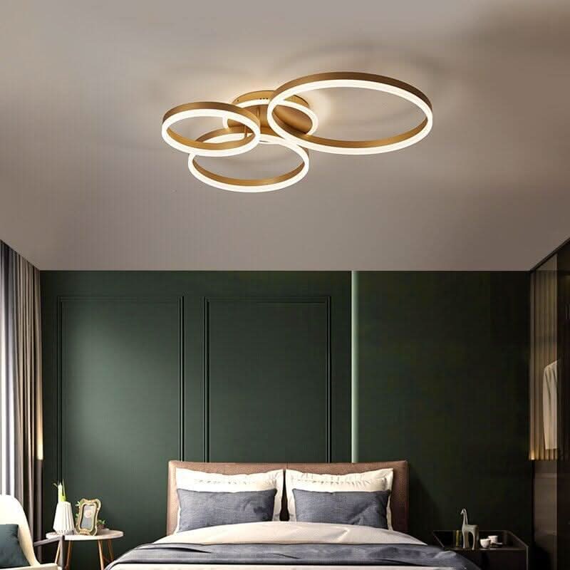 Plafonnier Doré Rond | Scintilla Sky - Designix Plafonnier 1 Anneau
