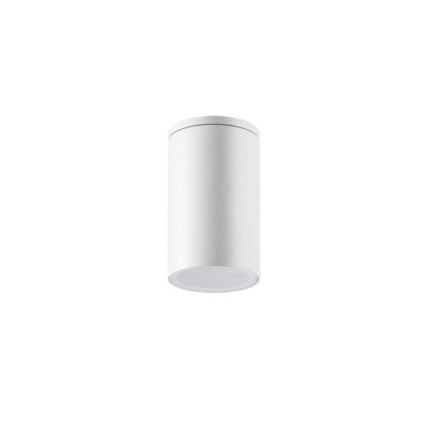 Plafonnier Exterieur ZAMBELIS D60 GU10 IP54 DESIGN Blanc Sable Sans Source E220