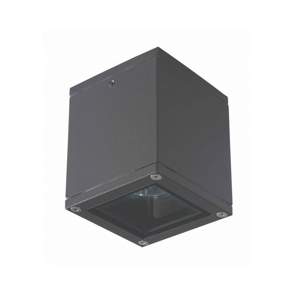 Plafonnier Exterieur ZAMBELIS GU10 IP65 DESIGN Graphite Sans Source E269