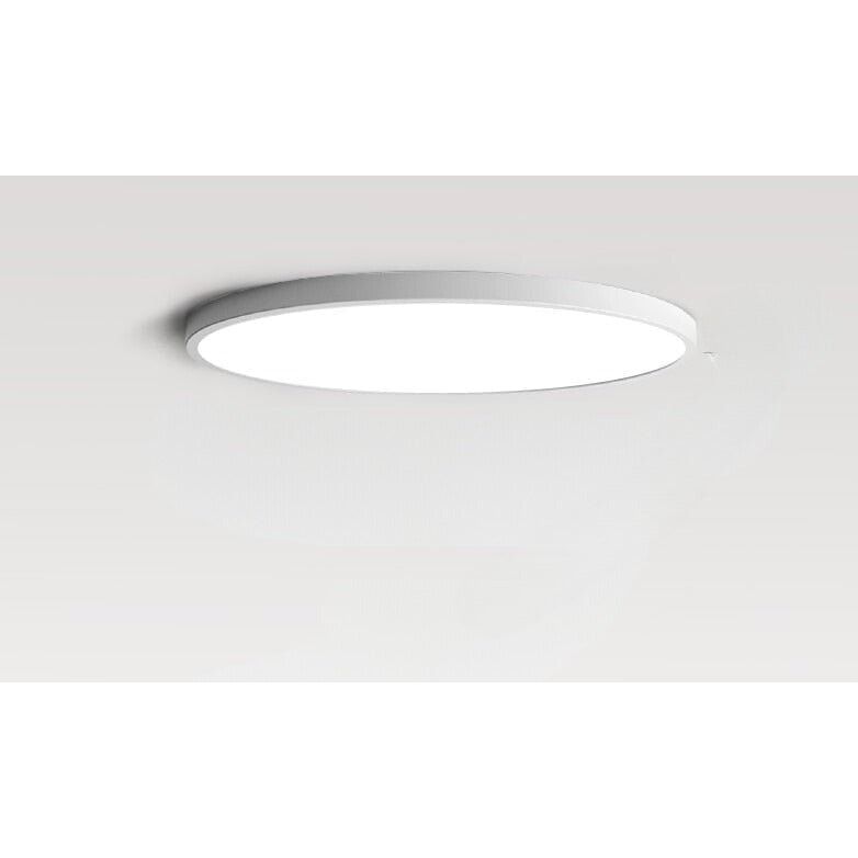 Plafonnier Led Ultrafin Moderne | Brume - Designix Plafonnier Noir | 48W Blanc Froid