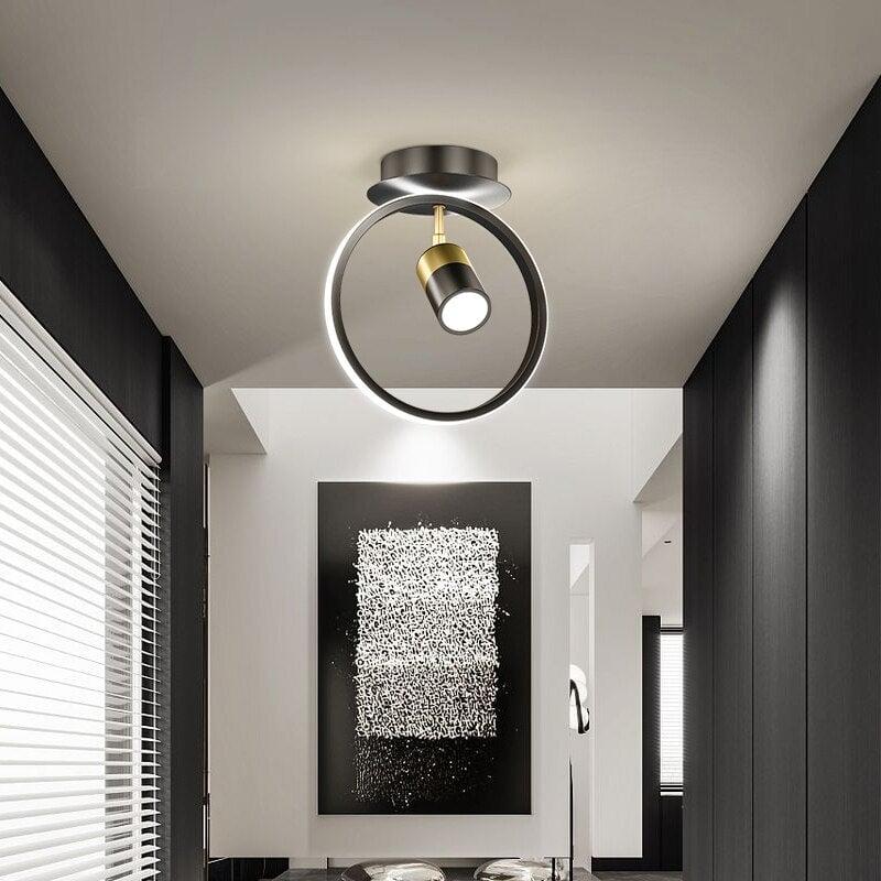 Plafonnier Moderne | Elega Glow - Designix Plafonnier Rond Blanc Chaud