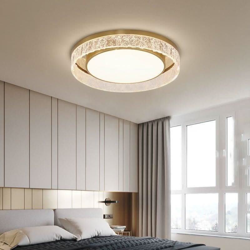Plafonnier Rond | Odyssia Beam - Designix Plafonnier Diamètre 40cm Blanc Chaud