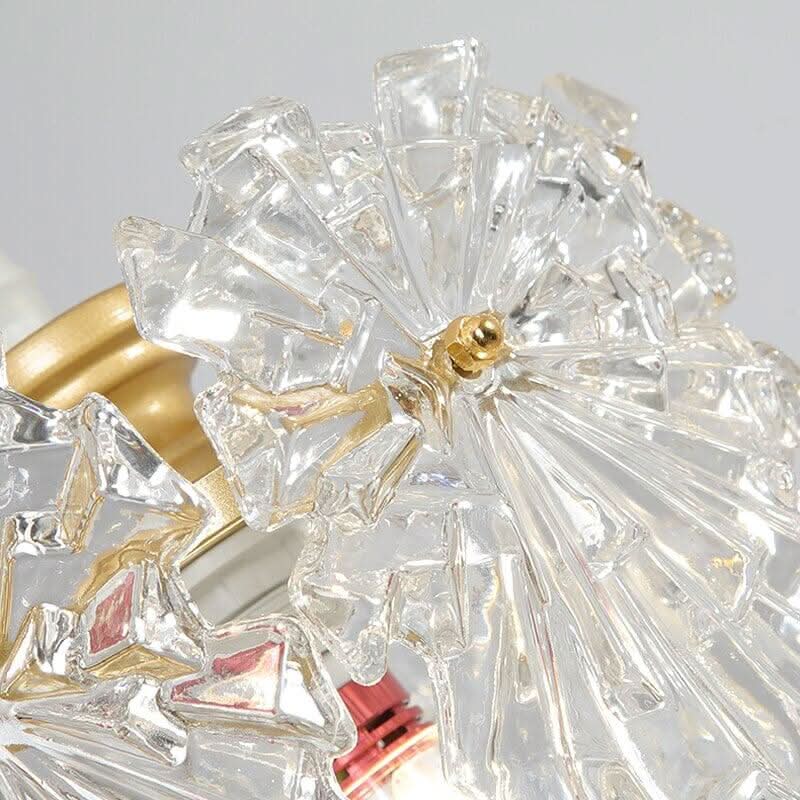 Plafonnier Suspendu LED | Cristal Élégance - Designix Suspension luminaire Suspendu Blanc Chaud