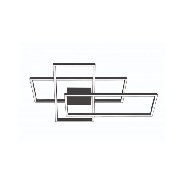 Plafonnier ZAMBELIS 55W DESIGN Noir Sable 2020