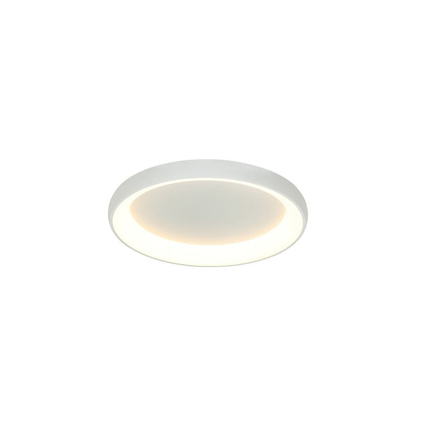 Plafonnier ZAMBELIS D400 30W DESIGN Blanc Sable 2041