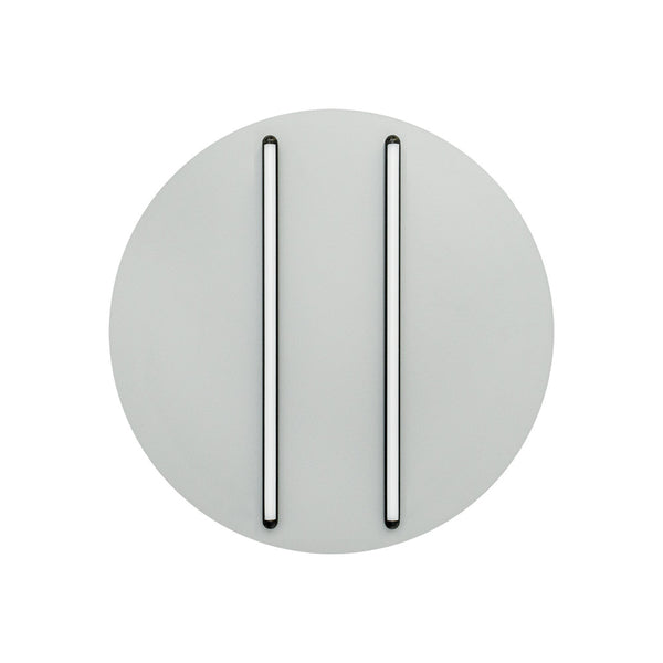 Plafonnier ZAMBELIS D600 43W Dimmable DESIGN Gris Sable et Noir 2570