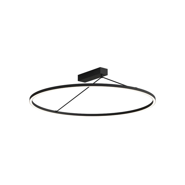 Plafonnier ZAMBELIS D780 51W Dimmable DESIGN Noir Sable 2563