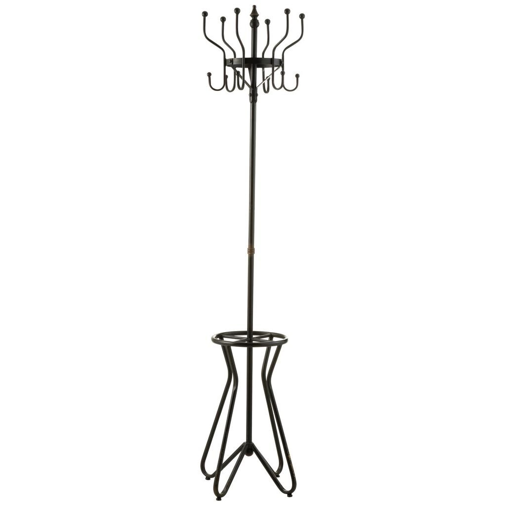 Porte - manteau Métal Noir Industriel - Designix
