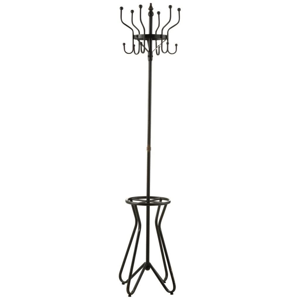 Porte - manteau Métal Noir Industriel - Designix