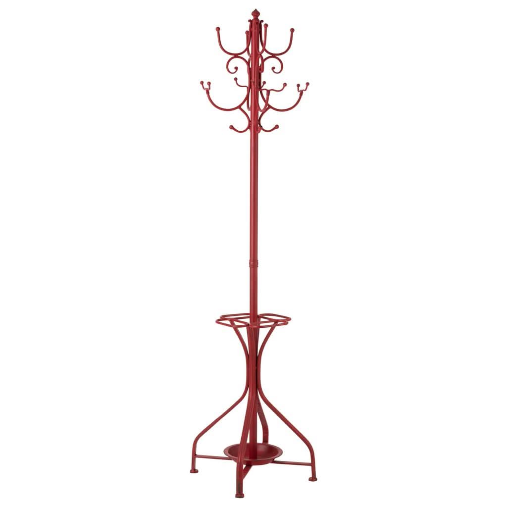 Porte - Manteau Métal Rouge Moderne - Designix