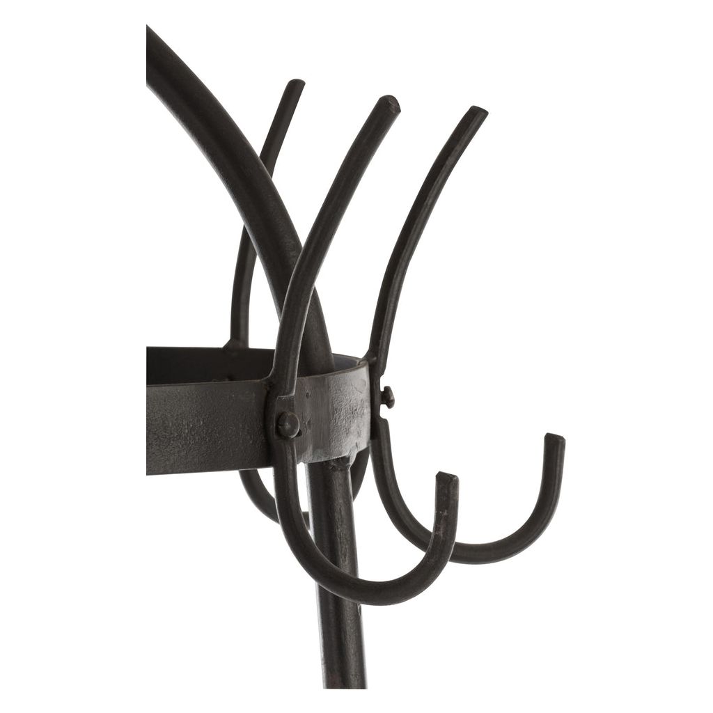 Portemanteau Rond Métal Bois - Designix