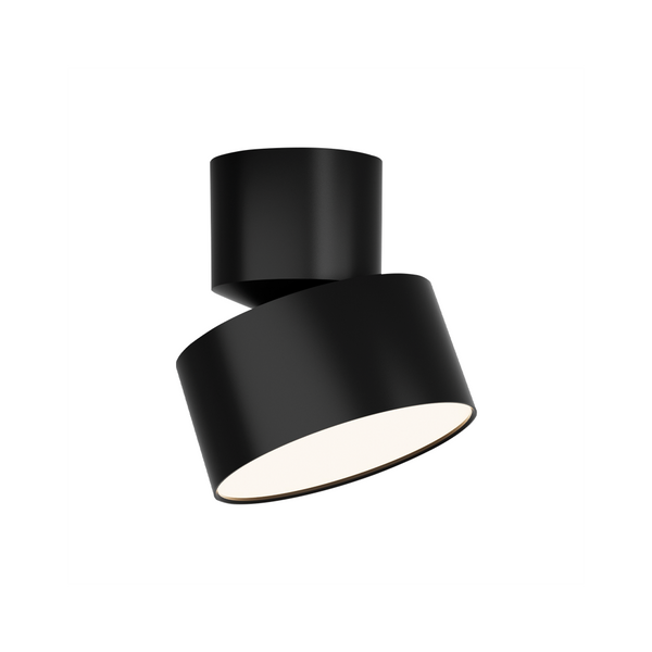 Plafonnier Orientable ZAMBELIS D110 DESIGN Noir Sable 25312