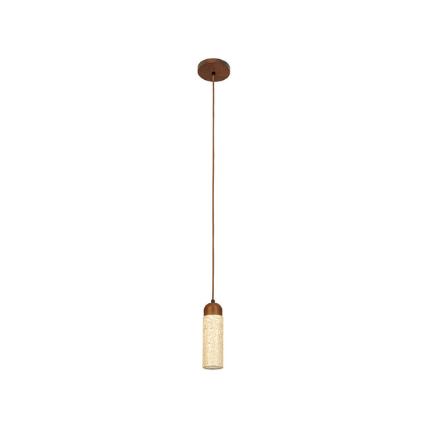 Suspension ZAMBELIS D67 GU10 DESIGN Pierre Naturelle et Bois Sans Source 25417