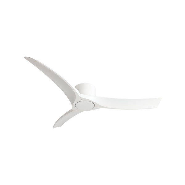 Ventilateur ZAMBELIS D1328 avec Telecommande et Interrupteur DESIGN Blanc Mat 25396
